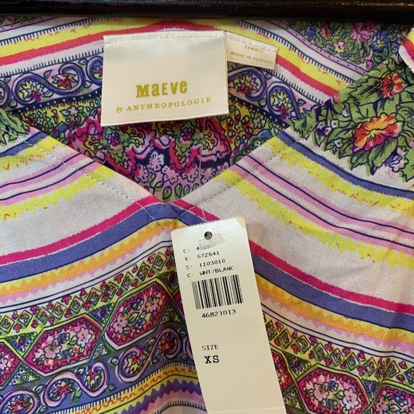 Sz xs Maeve by Anthropologie new boho blouse - Picture 5 of 13